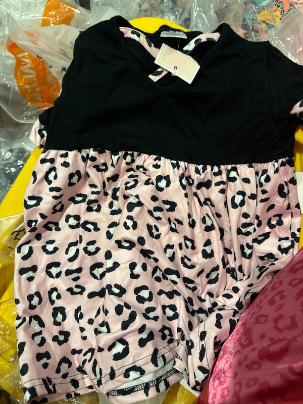 Pink cheetah tunic