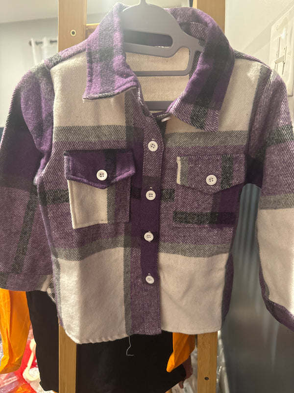 Purple shacket