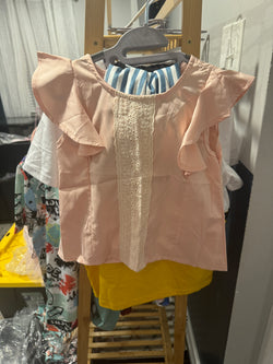Pink stripe set