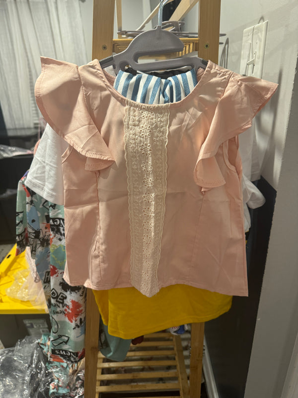 Pink stripe set