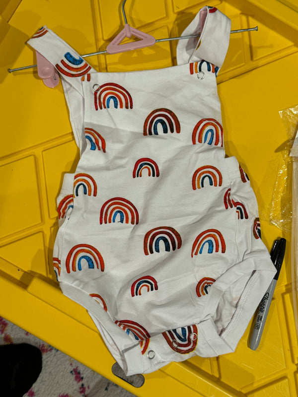 Rainbow romper